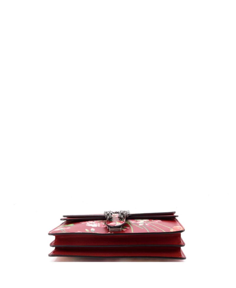 Small Dionysus Bag Blooms Print Leather