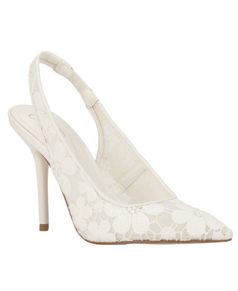 Women's Liliere Mesh Pointed-Toe Slingback Pumps