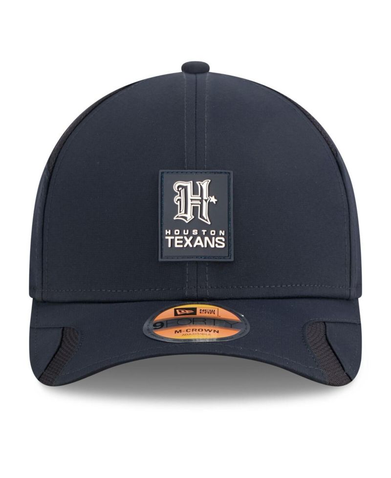 Men's Navy Houston Texans 2025 Sideline H-Town M-Crown 9FORTY Adjustable Hat