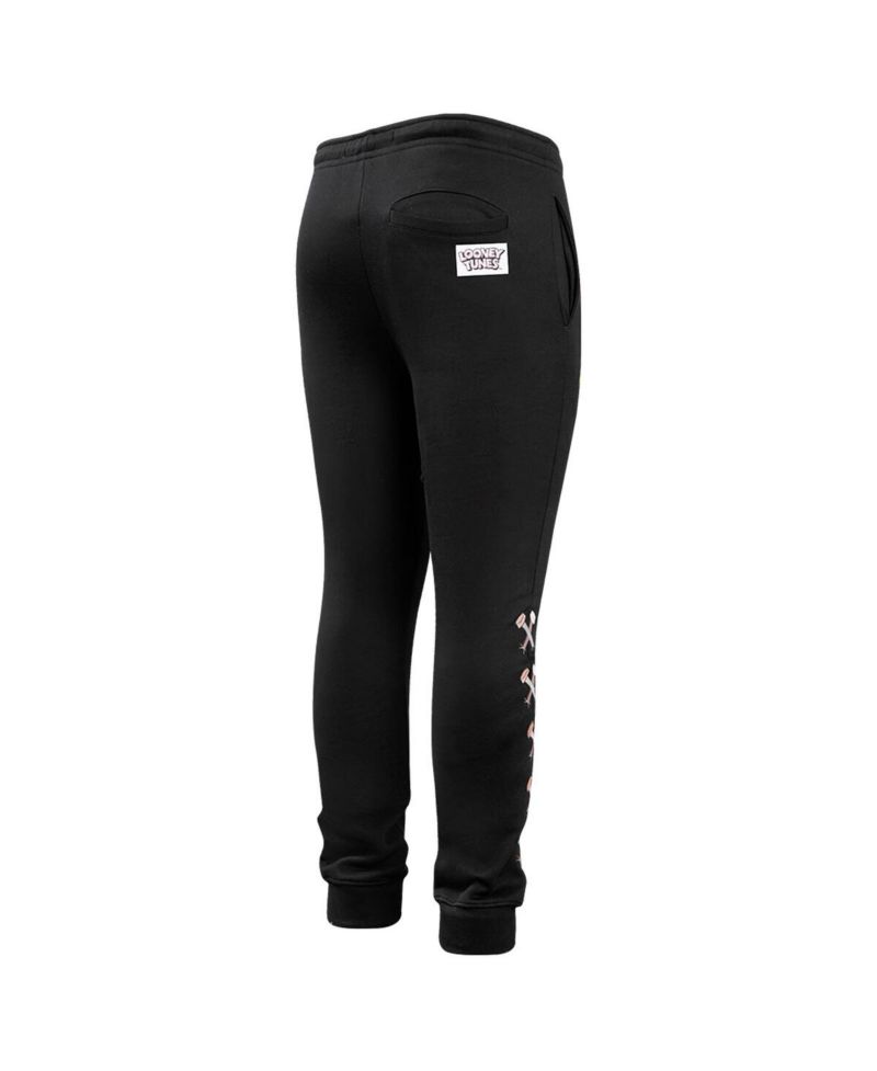 Men's Black Looney Tunes Franken Tweety Joggers