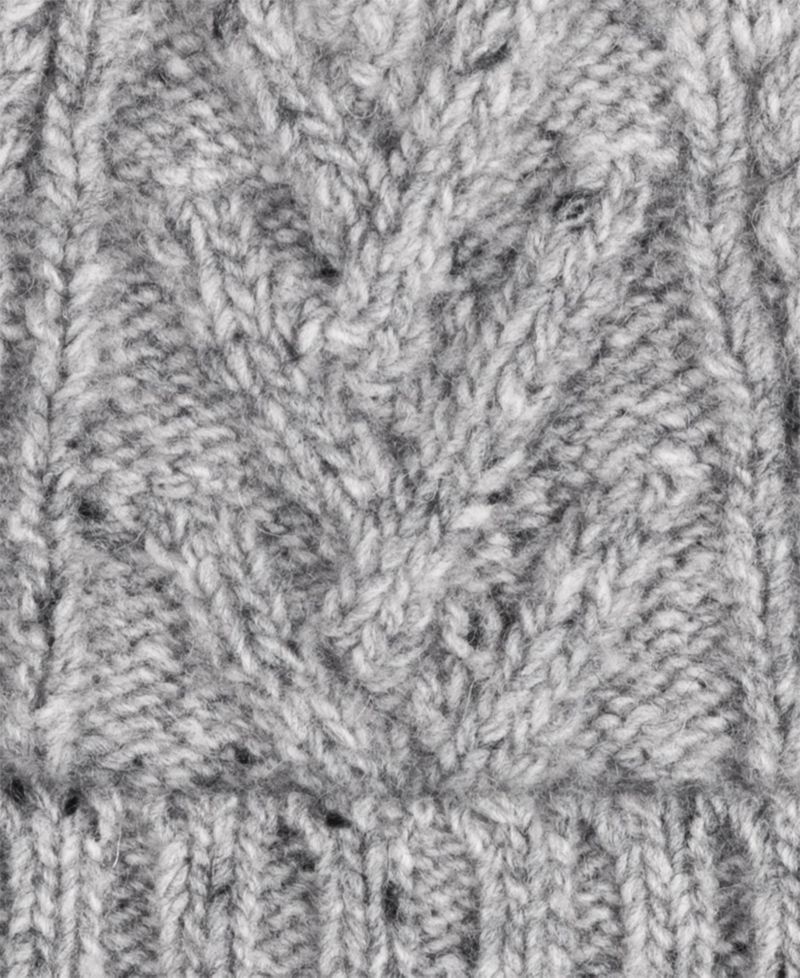 Men's Aran Tweed Beanie Hat