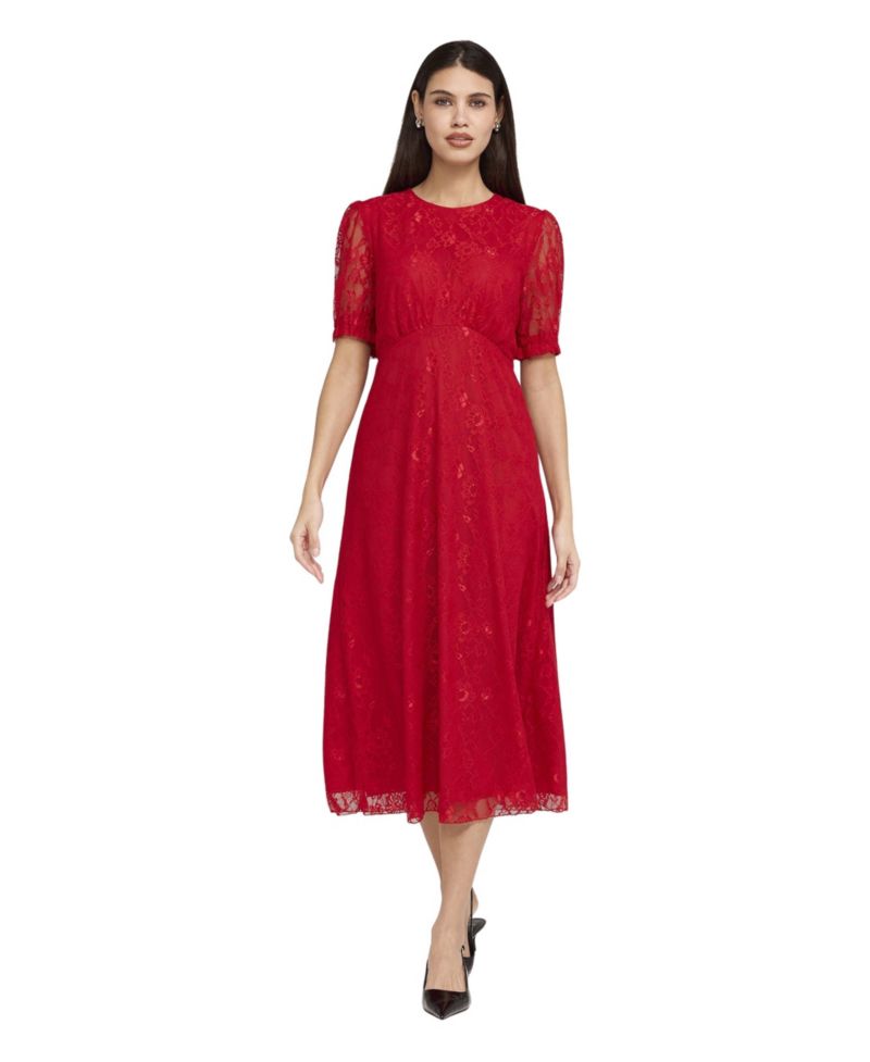 Women's Mela Lace Empire-Waist Midi Dress