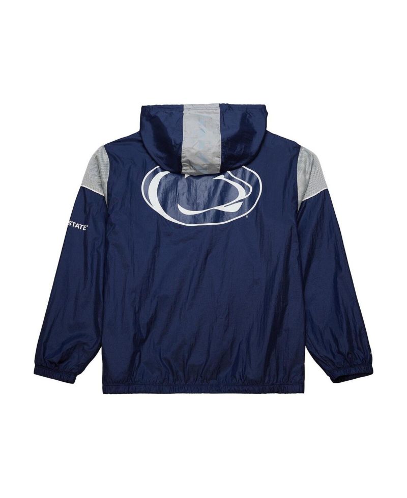 Men's Navy Penn State Nittany Lions Team 3.0 Anorak Half-Zip Hoodie Sweatshirt