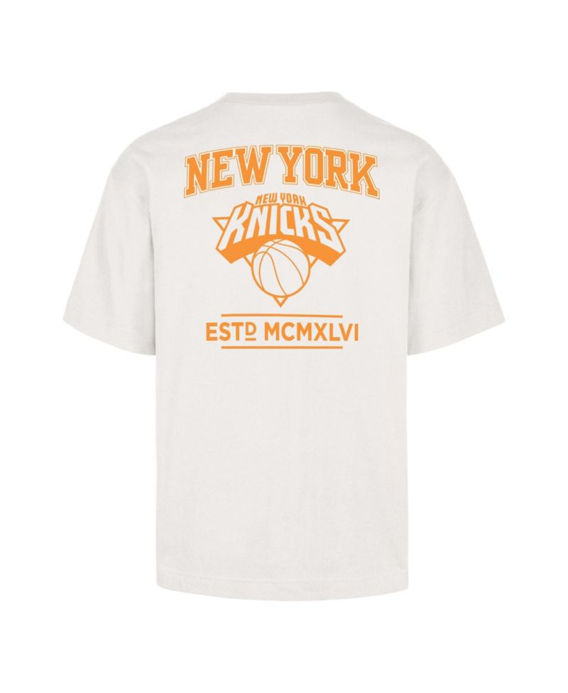 Men's Cream New York Knicks Foundation T-Shirt
