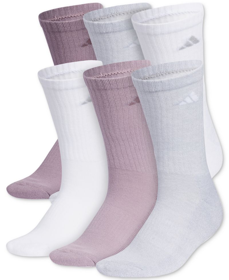 Women's 6-Pk. Athletic Cushioned Crew Socks