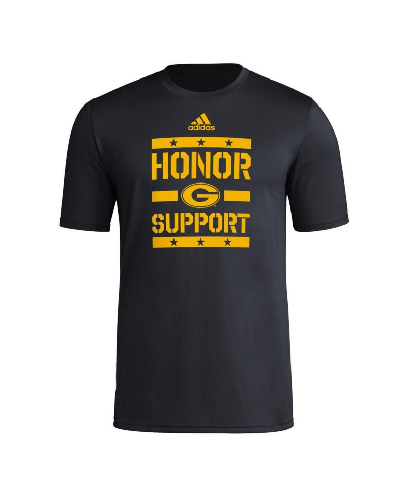 Men's Black Grambling Tigers Honor Support Pre-Game T-Shirt