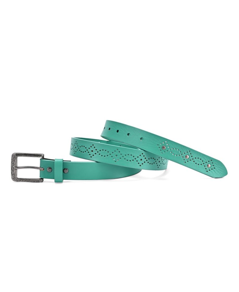 Women's Daisy Blossom Leather Belt