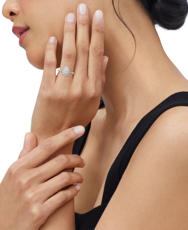 Macy's Diamond Engagement Ring (1-1/5 ct. t.w.) in 14k White Gold