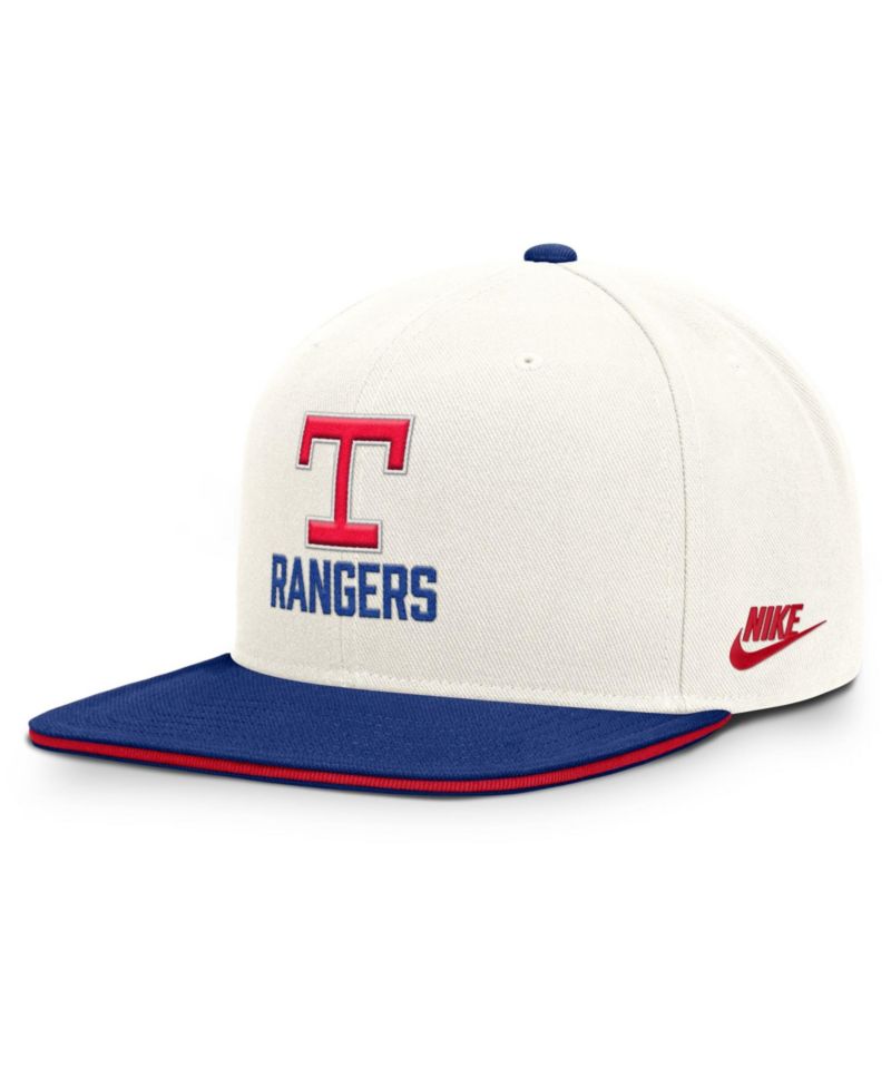 Men's Cream/Royal Texas Rangers Cooperstown Pro Dri-FIT Snapback Hat