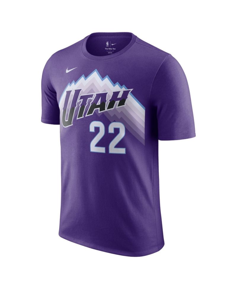 Men's and Women's Darryn Peterson Purple Utah Jazz Icon Edition Name & Number T-Shirt