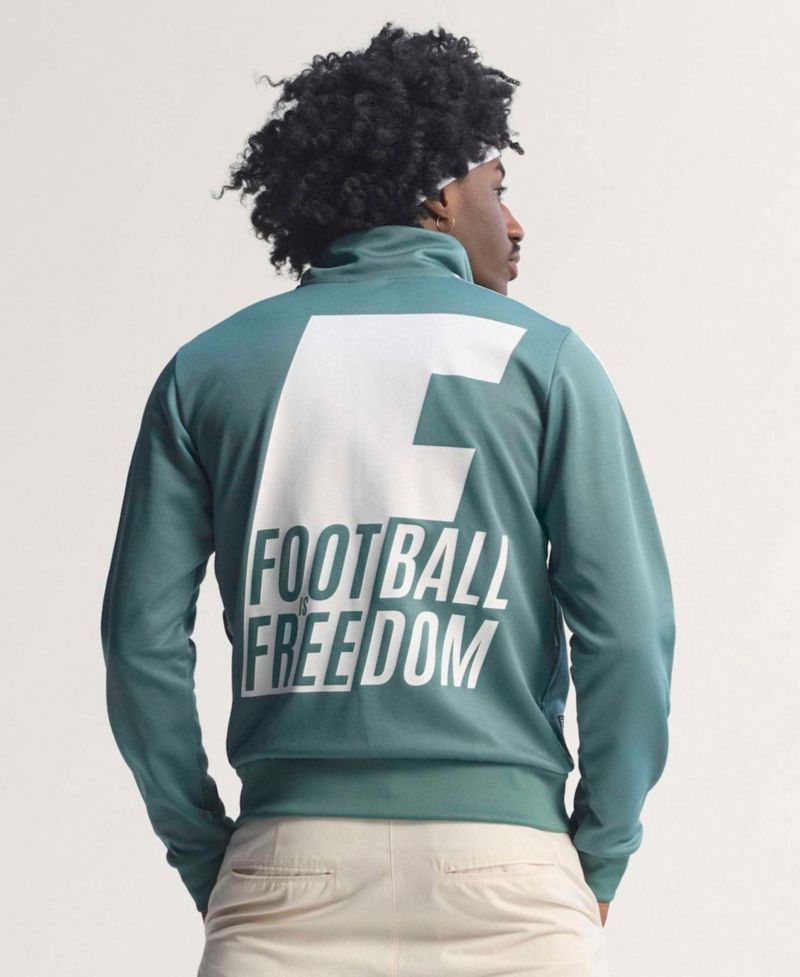 Men's Green Jamaica National Team Bob Marley Originals Full-Zip Track Jacket