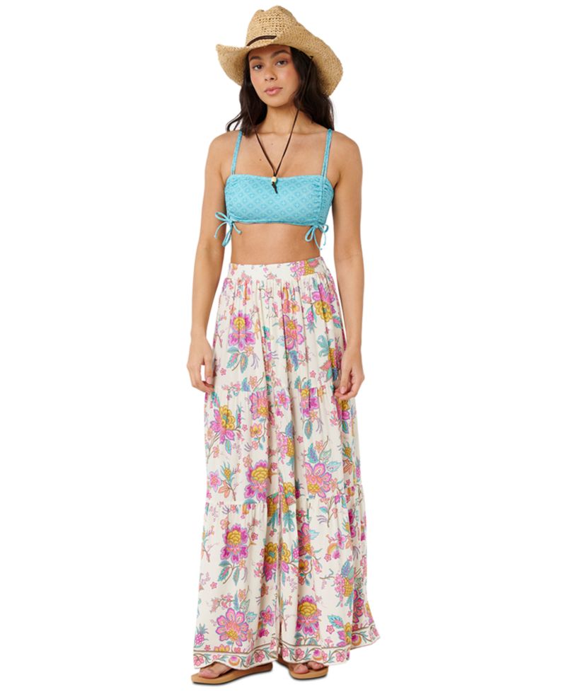 Women's Half Moon Bay Button Through Maxi Skirt