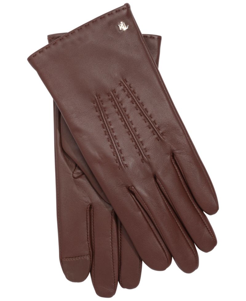 Pick Stitch Leather Gloves