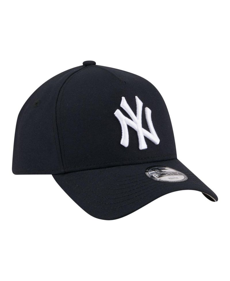 Big Boys and Girls Navy New York Yankees 9FORTY A-Frame Adjustable Hat