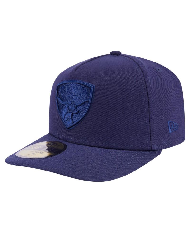 Men's Navy FC Dallas Color Pack A-Frame 59FIFTY Fitted Hat