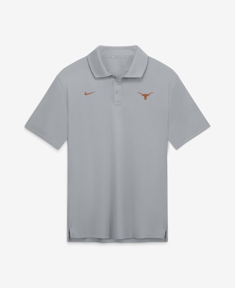Men's Gray Texas Longhorns Par Dri-FIT Polo shirt