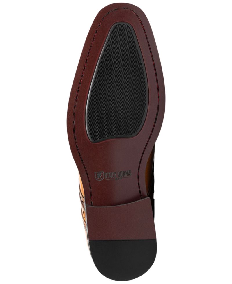 Men's Alexander Perforated Calf Leather Plain-Toe Oxfords