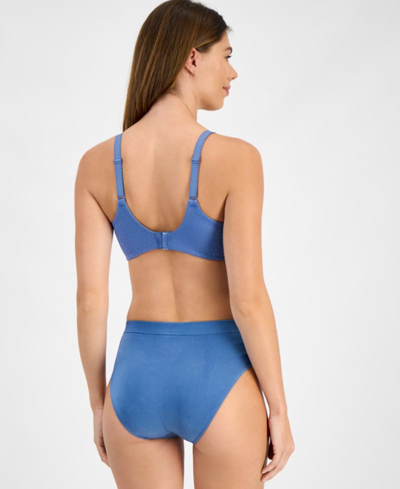 Women's Back Appeal Underwire Bra & B-Smooth High-Cut Brief Underwear