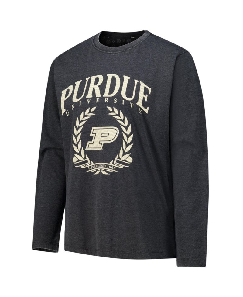 Women's Purdue Boilermakers Chandler Vintage-Washed Long-Sleeve T-Shirt