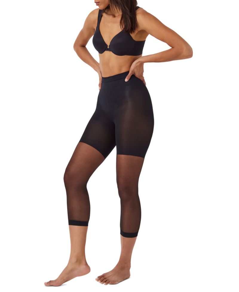 Women's Super Footless Tummy Control Power Capri, also available in extended sizes