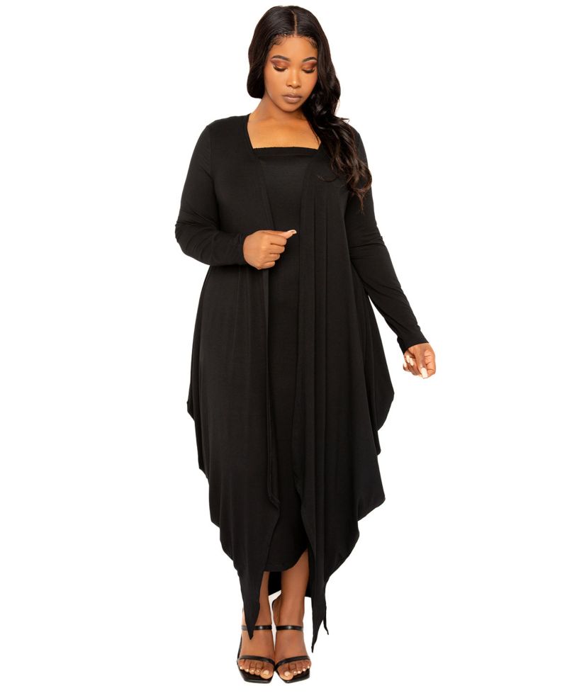 Women's Cascade Bubbled Hem Cardigan