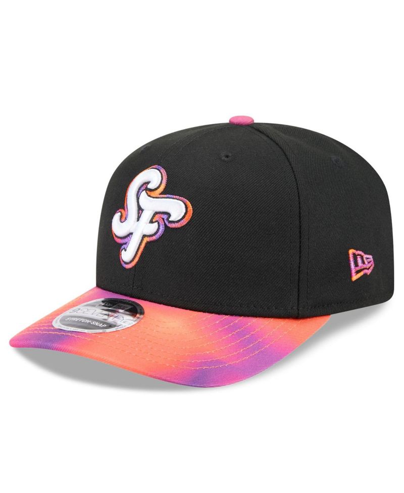 Men's Black/Orange San Francisco Giants 2025 City Connect 9SEVENTY Adjustable Hat