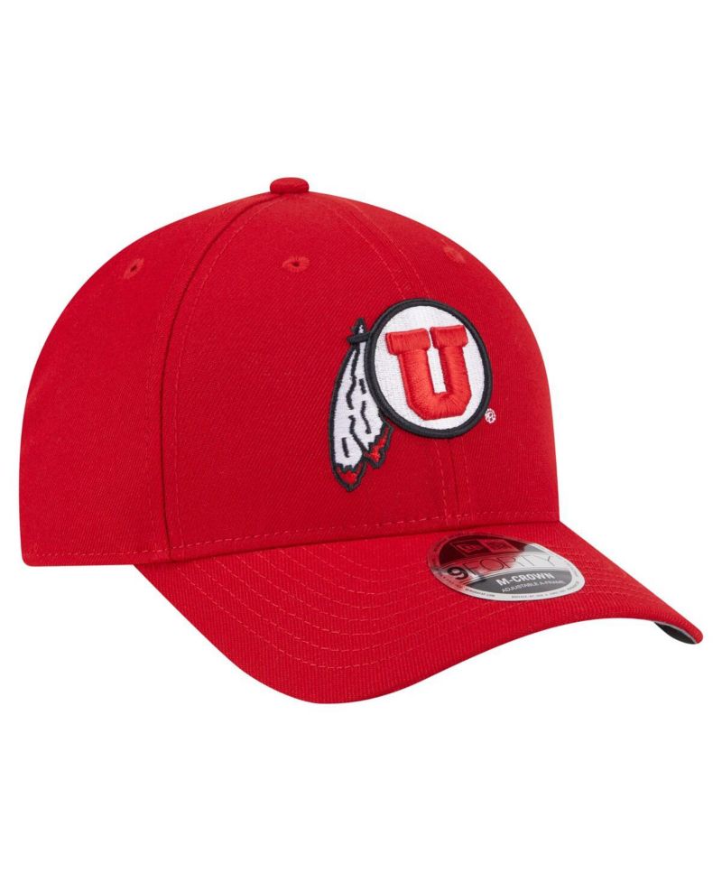 Men's Red Utah Utes Team Collective 9FORTY M-Crown Adjustable Hat