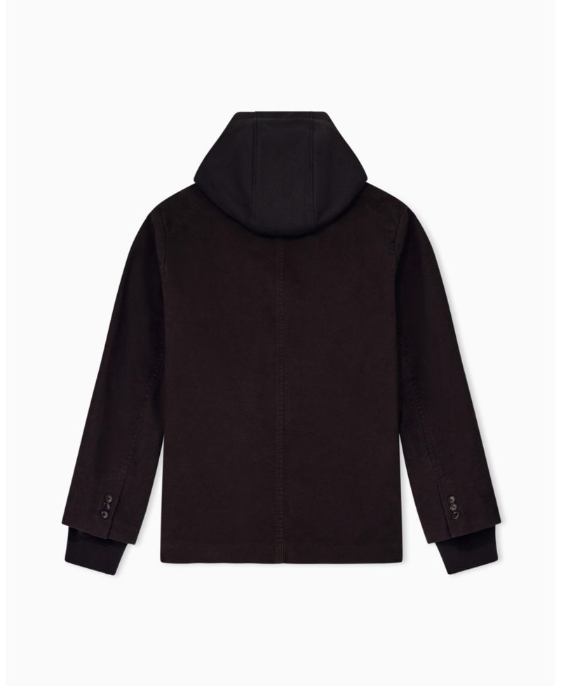 Men's Crossover Double Breasted Blazer Hoodie