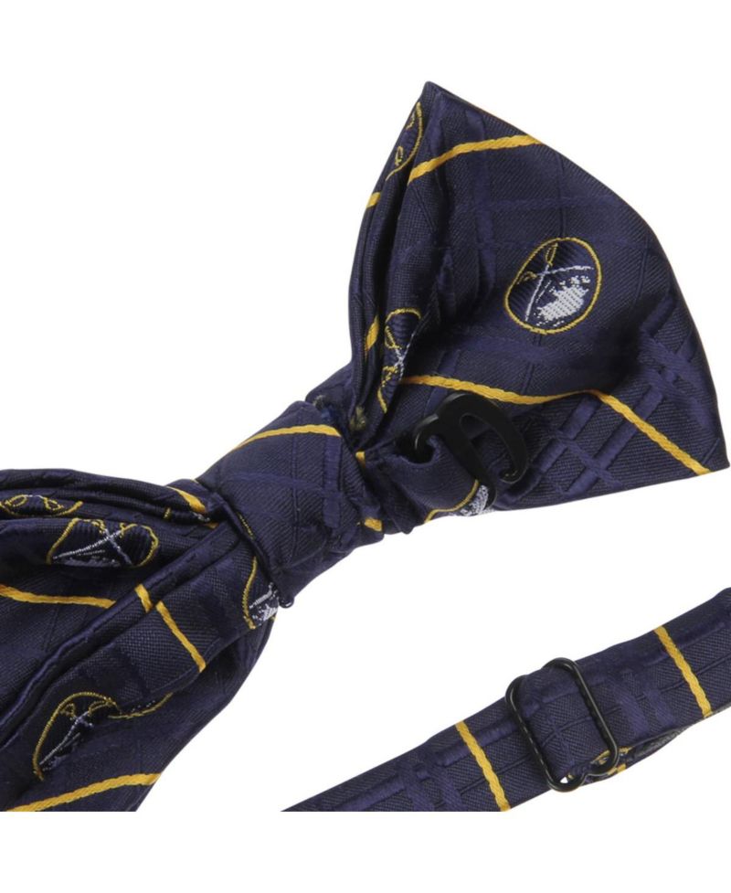 Men's Navy Buffalo Sabres Oxford Bow Tie