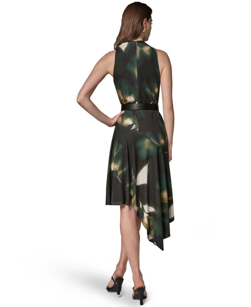 Women's Jersey Print Sleeveless Dress