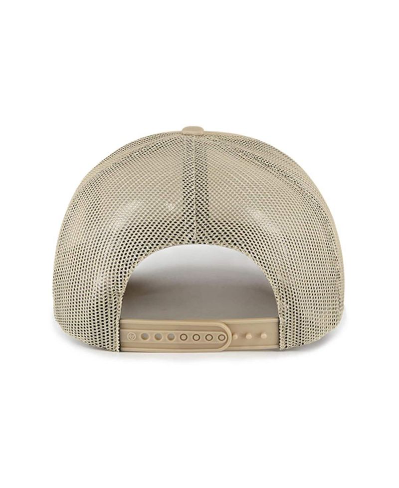 Men's Khaki Penn State Nittany Lions Foam Front Mesh Trucker Snapback Hat