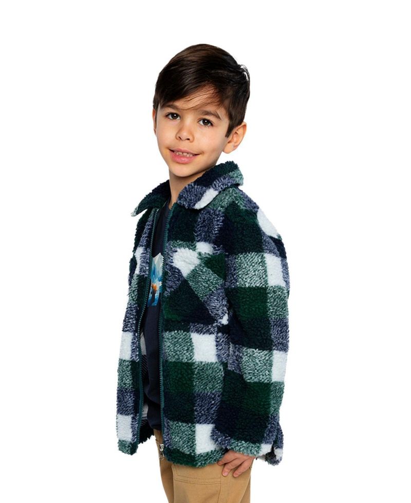 Little and Big Boy's (6-12) Zipped Overshirt