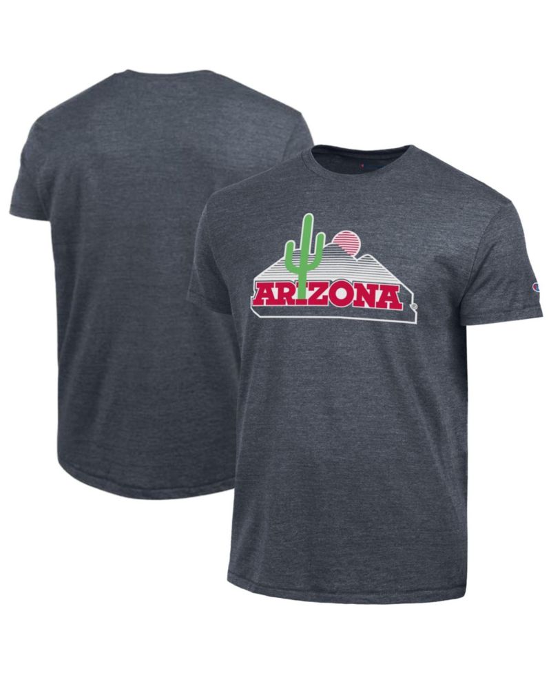 Men's Navy Arizona Wildcats Triumph Tri-Blend T-Shirt