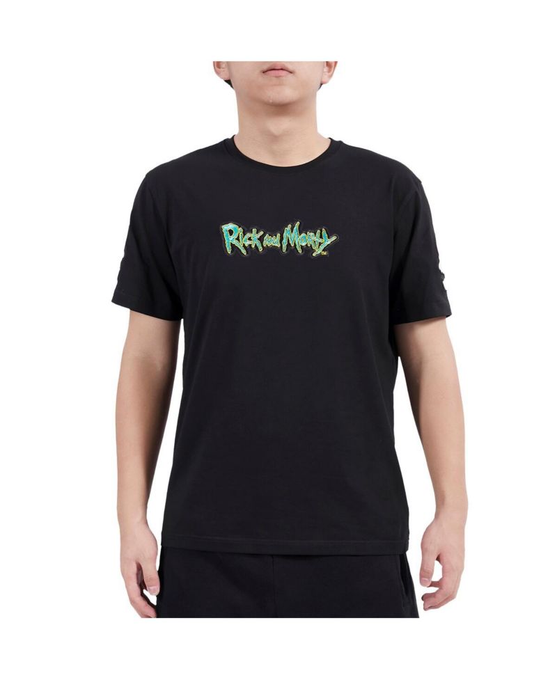 Men's Black Rick And Morty Anatomy Park T-Shirt