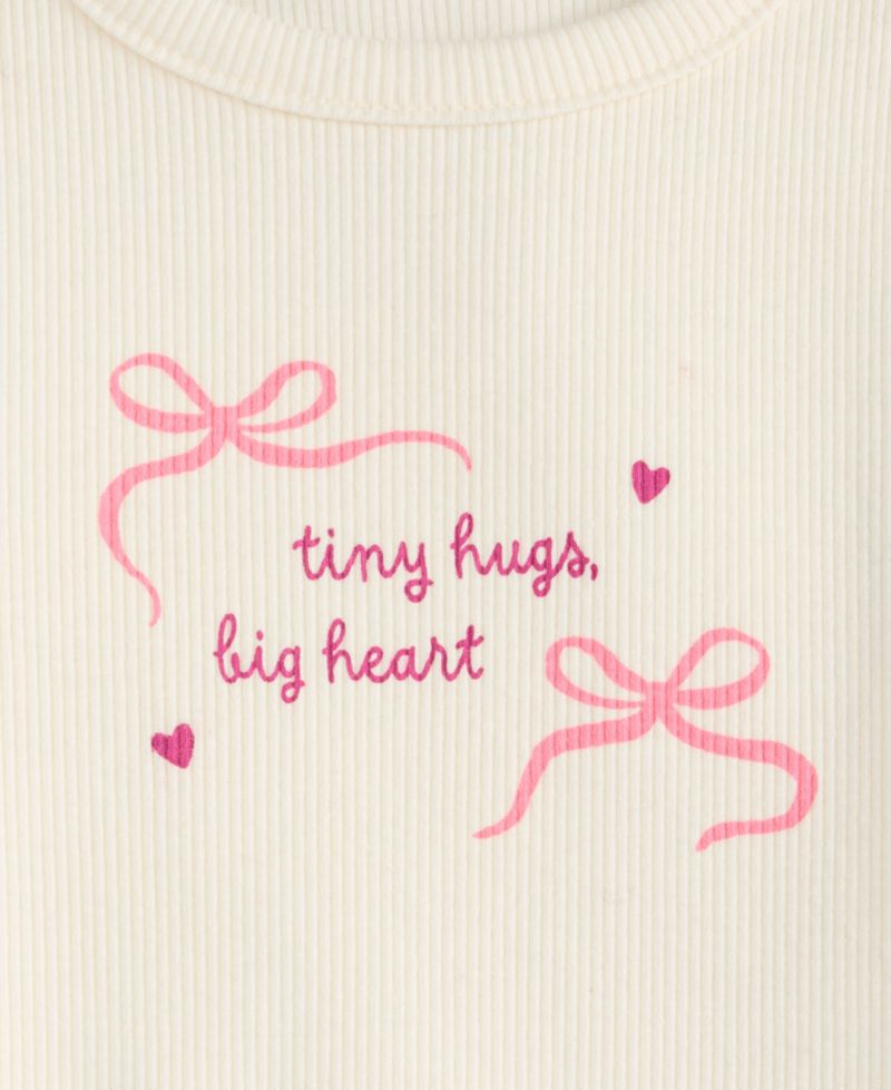 Baby Girls' Mix & Match Short-Sleeve Bows Ribbed T-Shirt