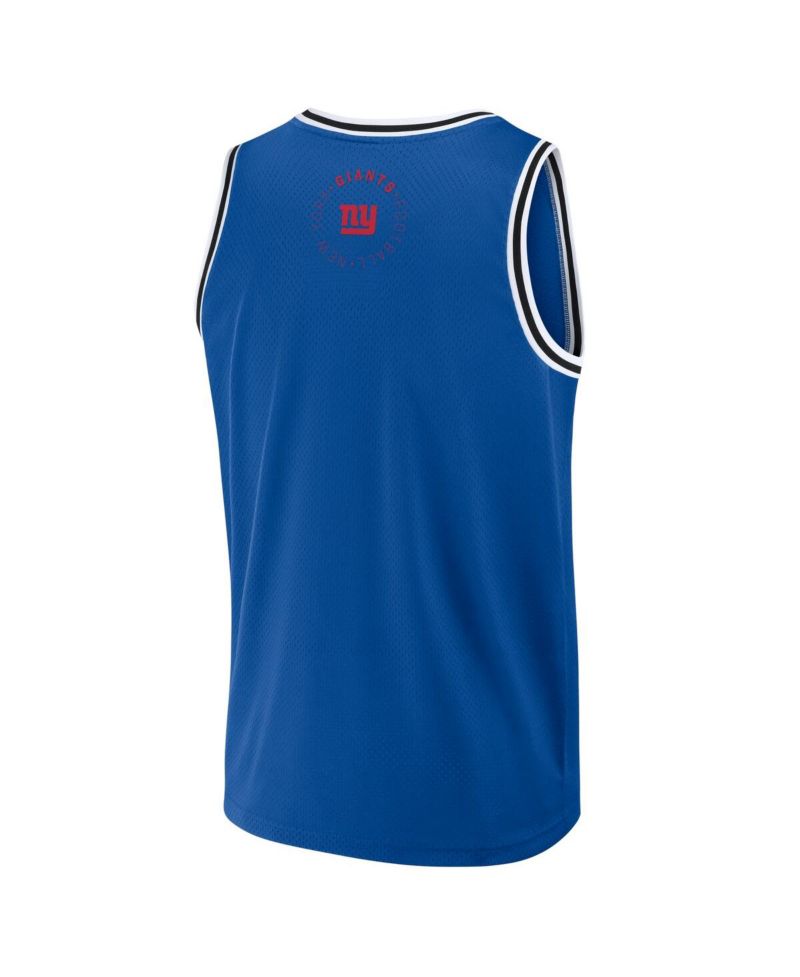 Men's Royal New York Giants Elements Future Ground Jersey Tank Top