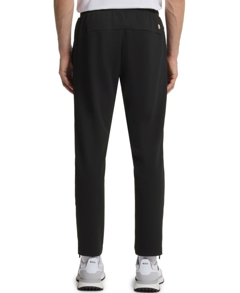Men's Spin Long Stretch Regular-Fit Gabardine Track Pants