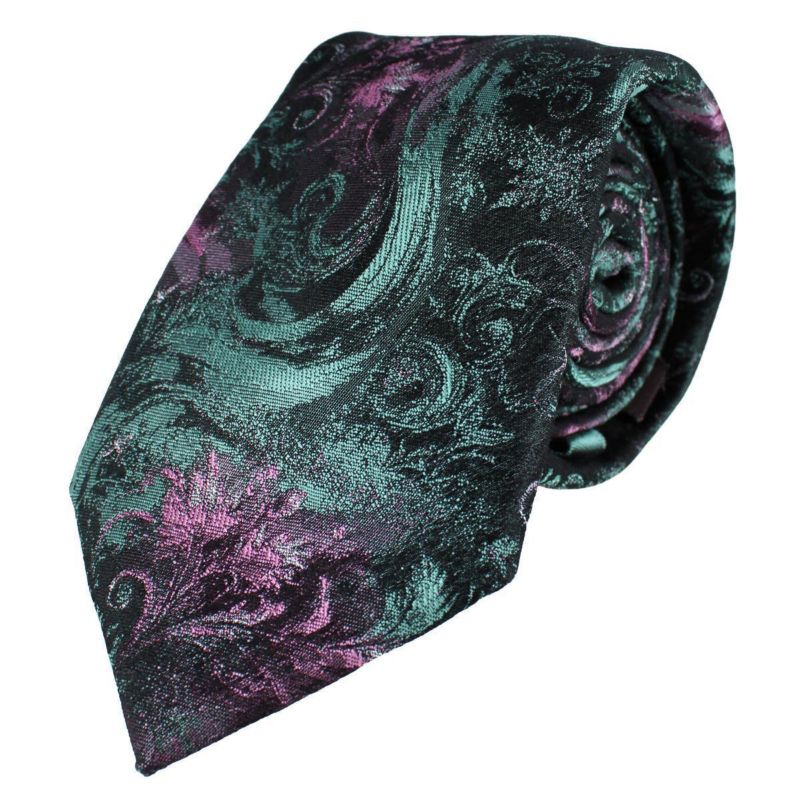Big & Tall Arcane Storm Silk Novelty Neck Tie