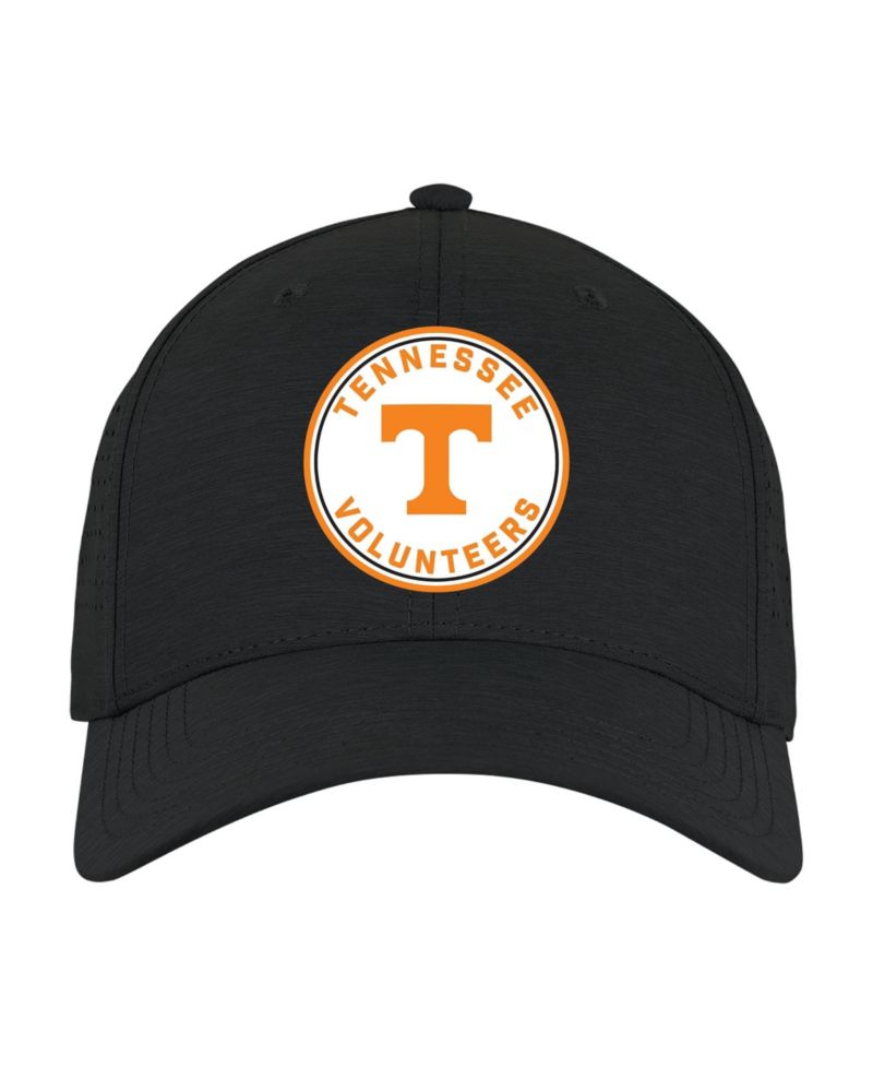 Men's and Women's Black Tennessee Volunteers Brezo Adjustable Hat