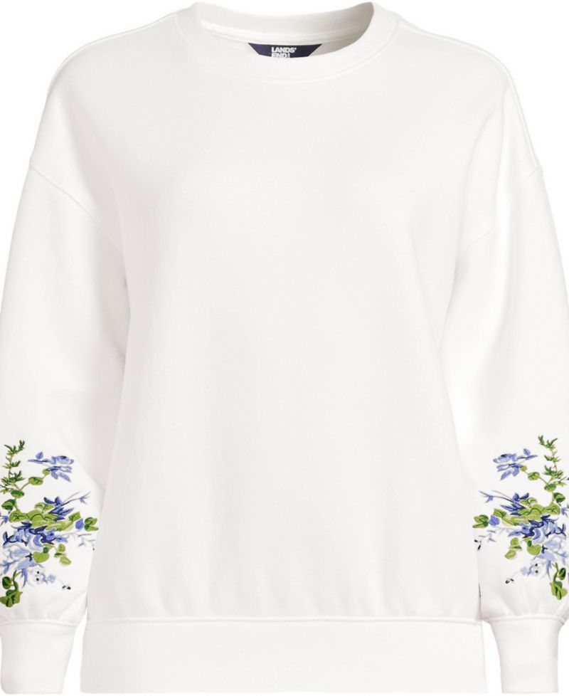 Women's Relaxed Serious Sweats Long Sleeve Crewneck Sweatshirt