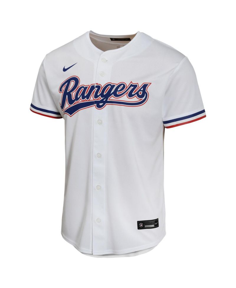 Big Boys and Girls Jacob deGrom White Texas Rangers Home Game Player Jersey