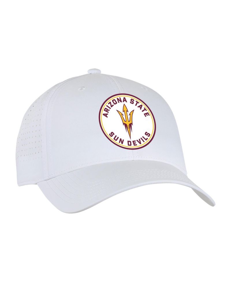 Men's and Women's White Arizona State Sun Devils Brezo Adjustable Hat