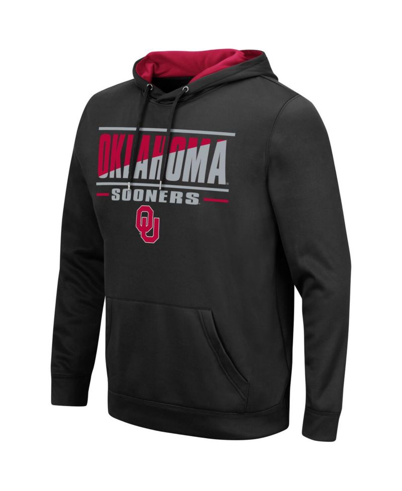 Men's Oklahoma Sooners Slash Stack 2.0 Pullover Hoodie