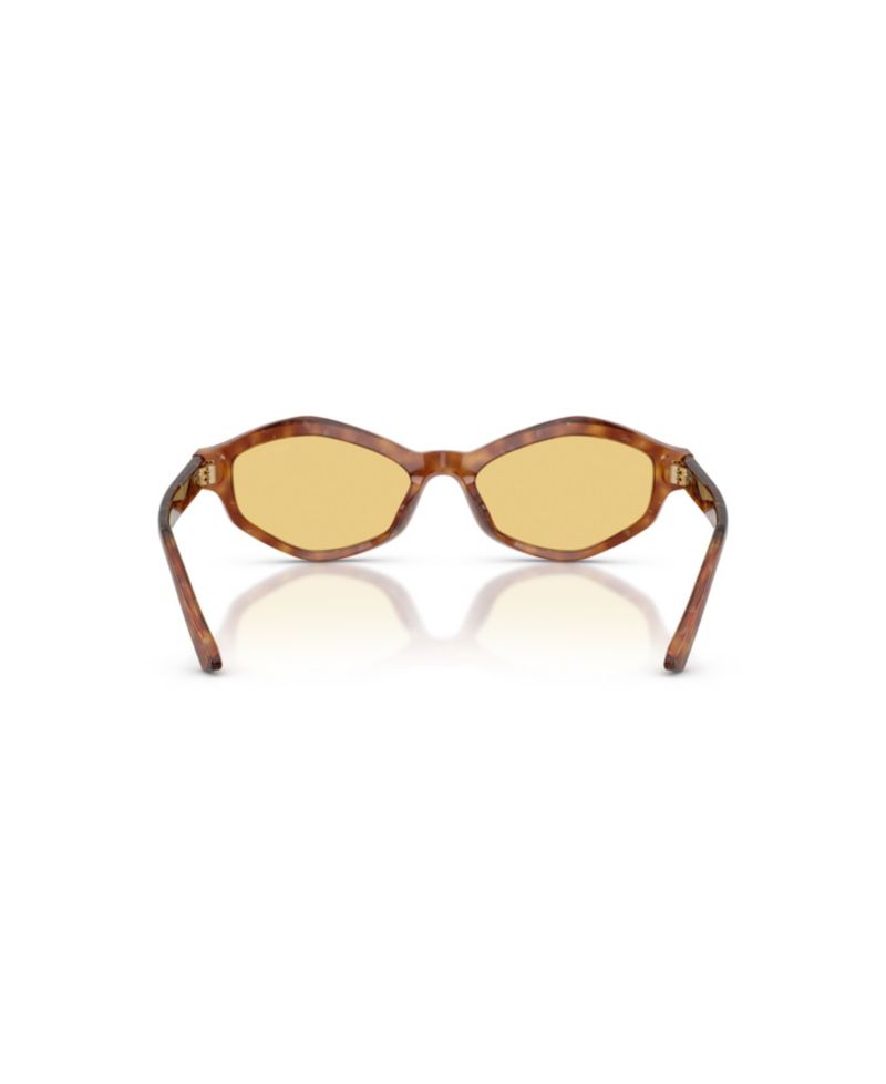 Women's Geometric Yellow-Lens Sunglasses JC5077U