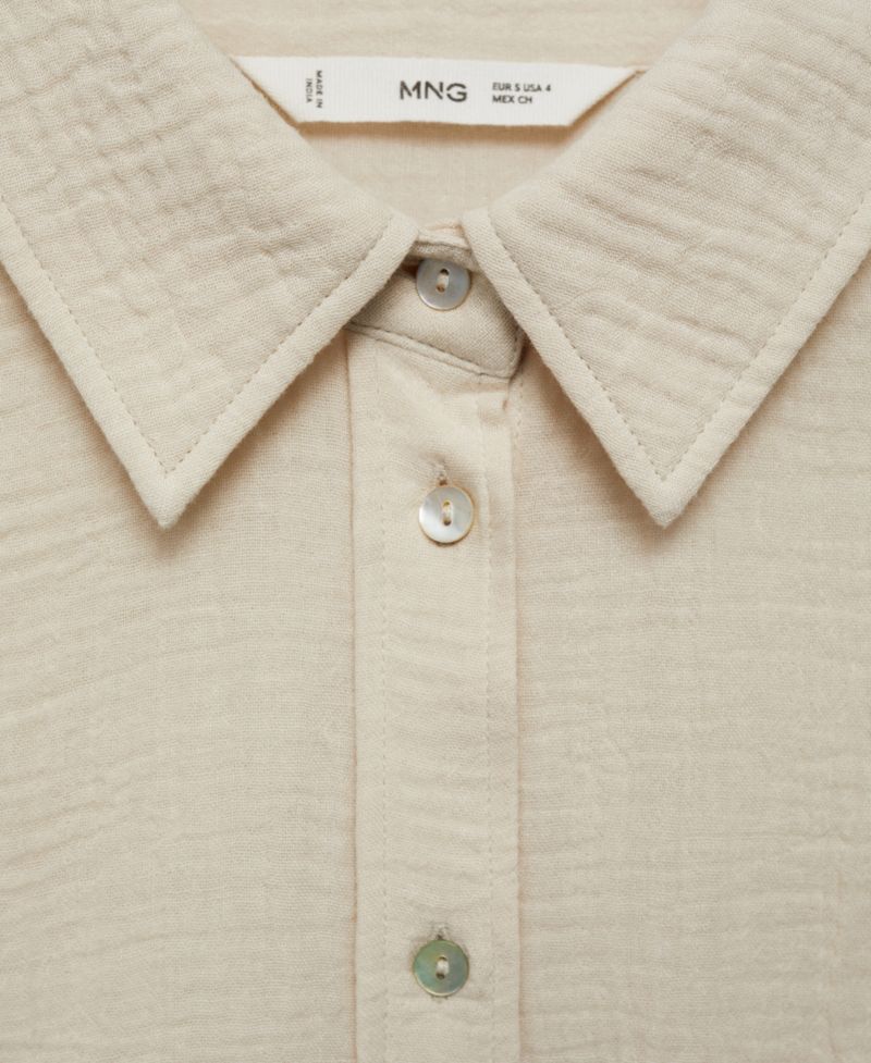 Women's Chest Pocket Cotton Shirt