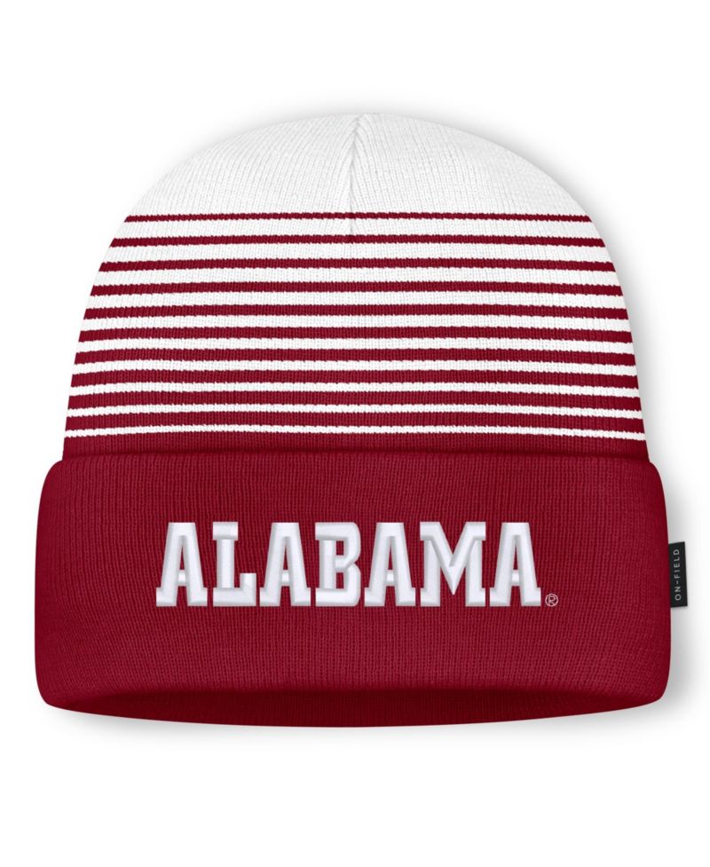 Men's and Women's Crimson/White Alabama Crimson Tide On-Field Utility Knit Hat