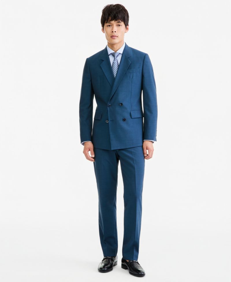 Men's Modern-Fit Double-Breasted Suit Jacket