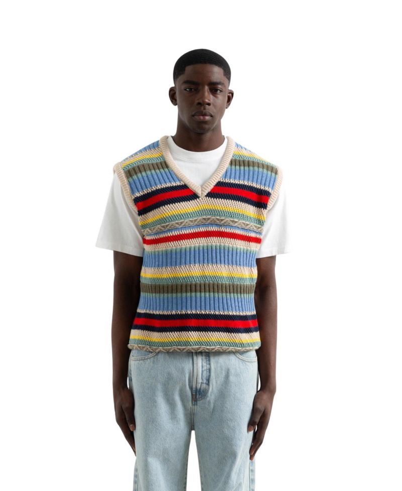 Men's Knit V-Neck Vest