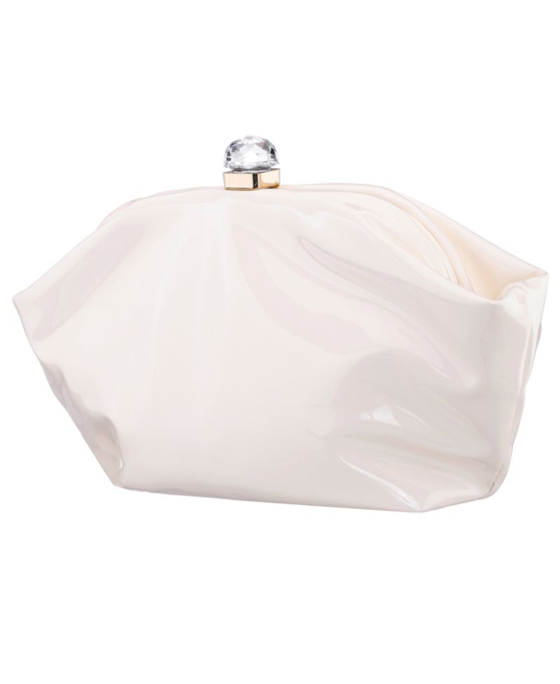 Lyric Soft Metallic Small Clutch Handbag