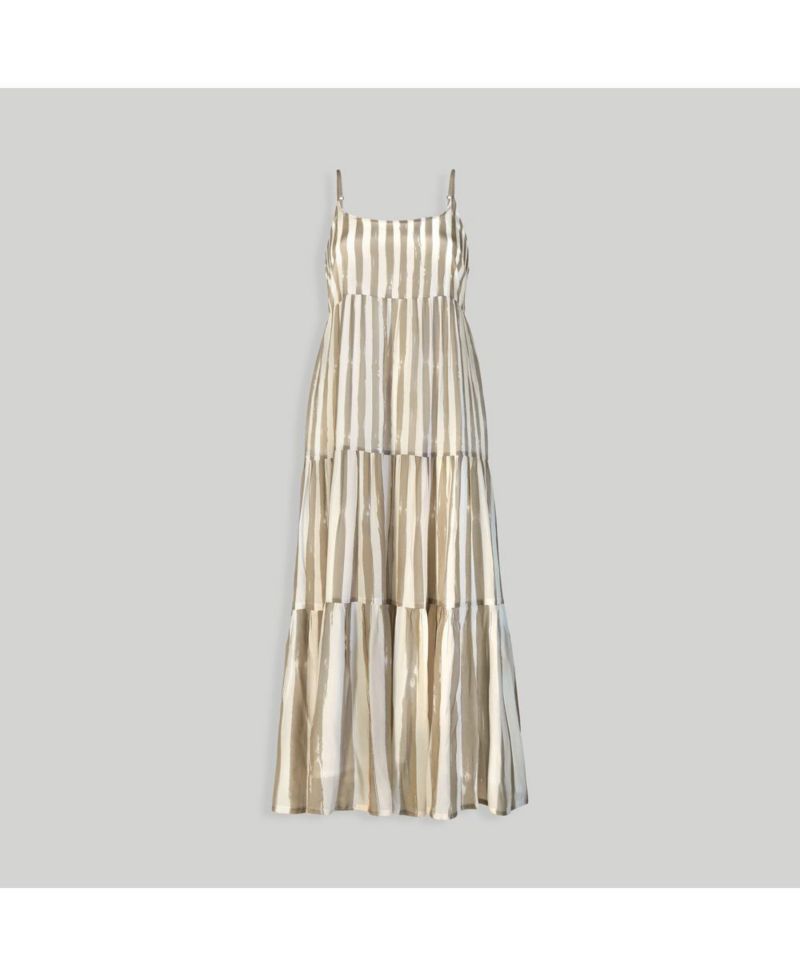 Women's Strappy Tiered Maxi Dress